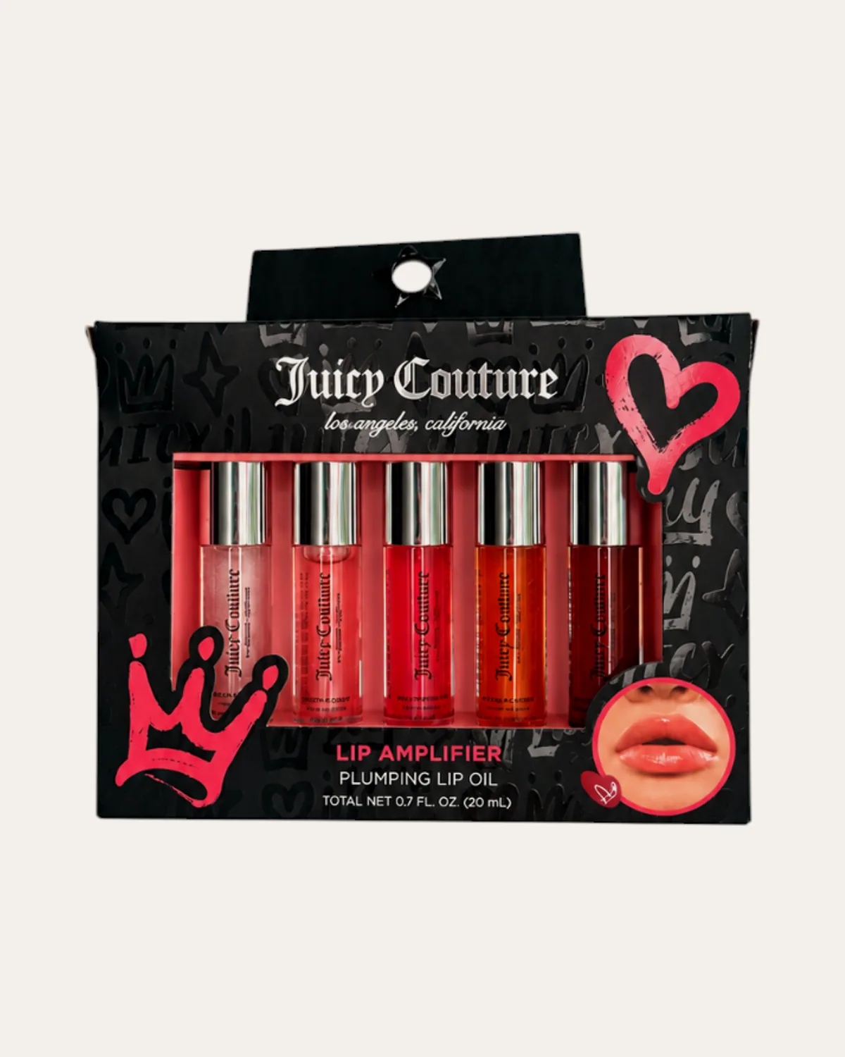 Set Lip Amplifier x5 aceites labiales Juicy Couture