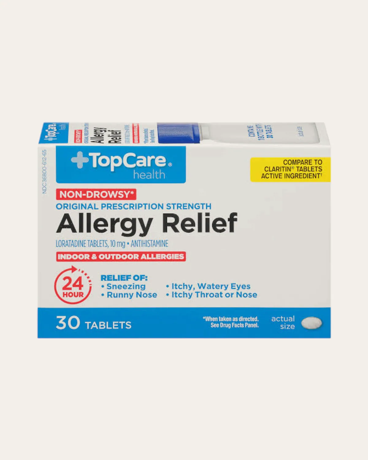 Allergy Relief, 30 tabletas TopCare