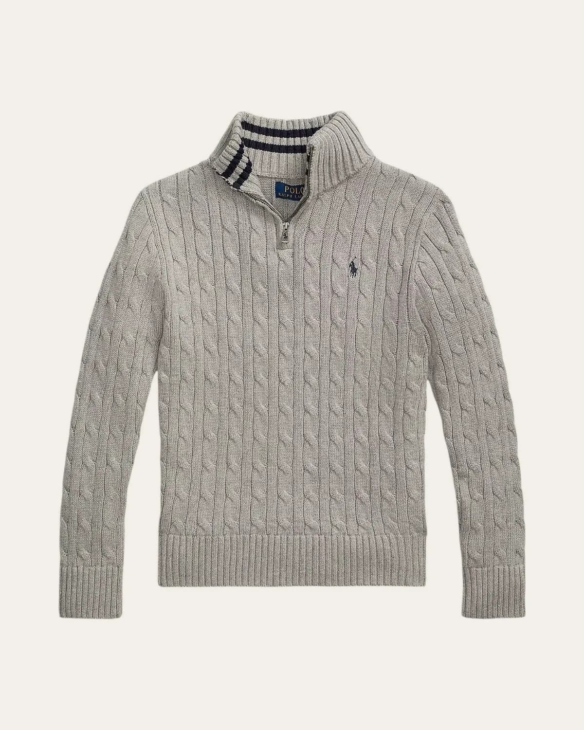 Suéter medio cierre, juvenil Polo Ralph Lauren